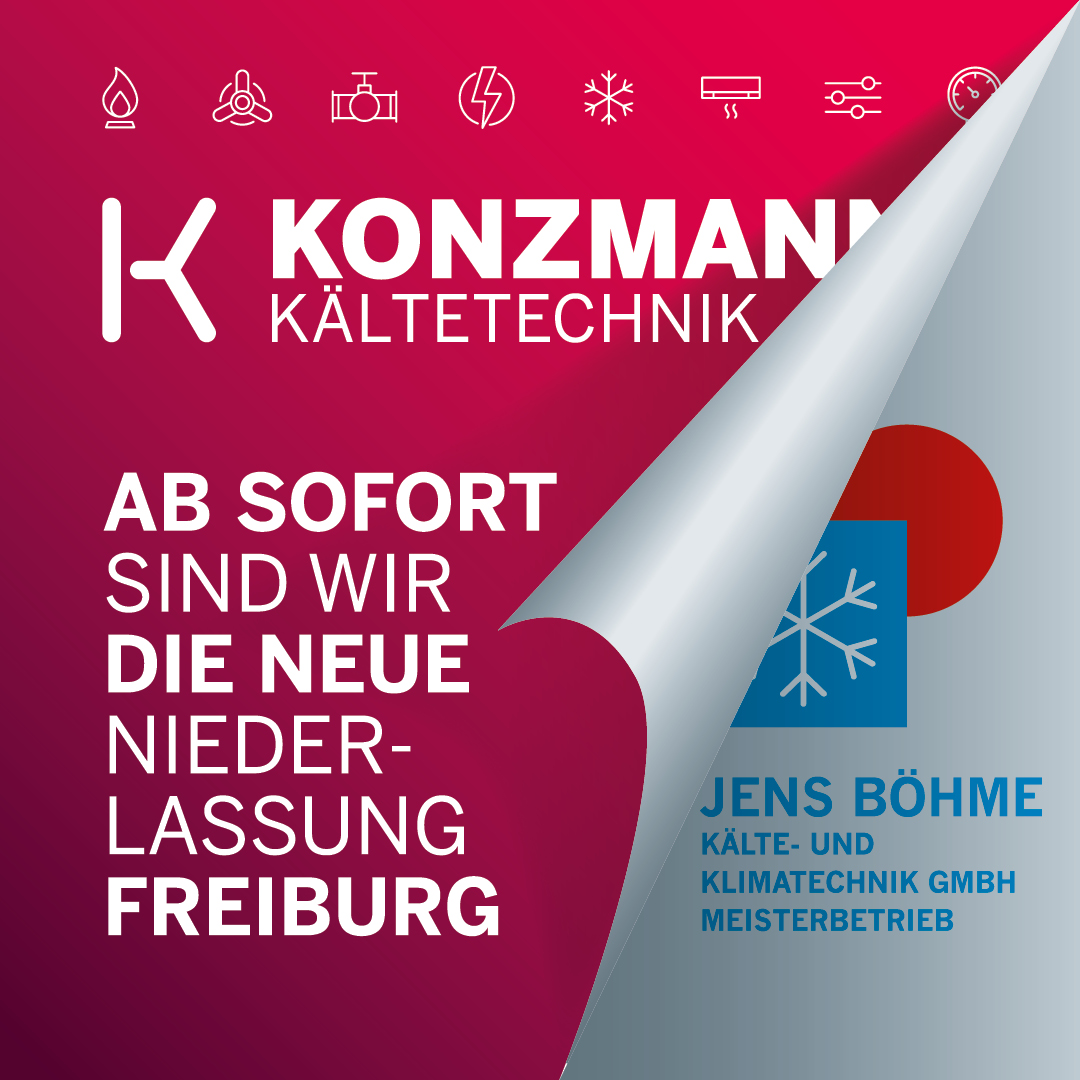 Übertragungder Jens Böhme Kälte- und Klimatechnik an die KONZMANN Kältetechnik